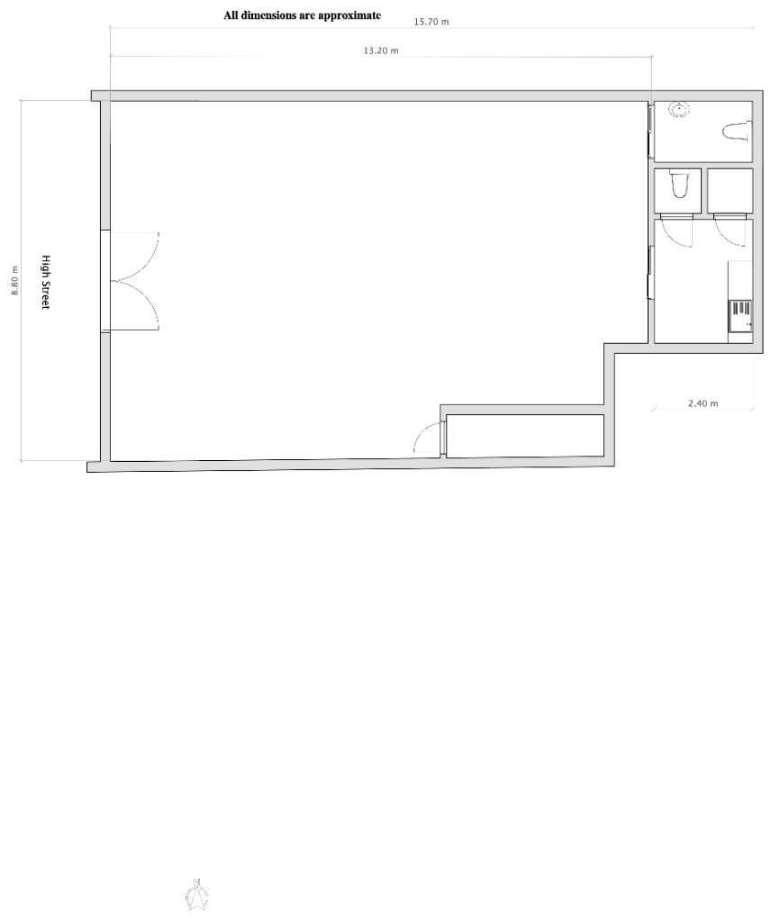 135m² Shop Floorplan